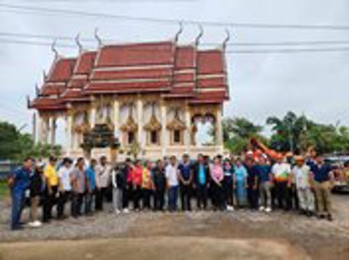ลงพื้นที่จัดระเบียบสายสื่อสารร่วมกับสมาชิกสภาผู้แทนราษฎร เขต 1 จังหวัดราชบุรี