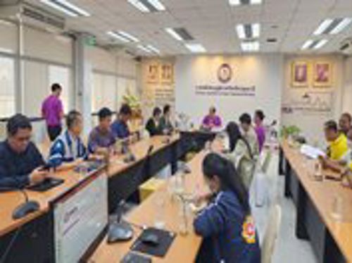 การติดตามงาน ตัด-รื้อถอน สายสื่อสาร ในโครงการนำสายไฟฟ้า สายสื่อสารลงดินเส้นทางเฉลิมพระเกียรติ จังหวัดปทุมธานี