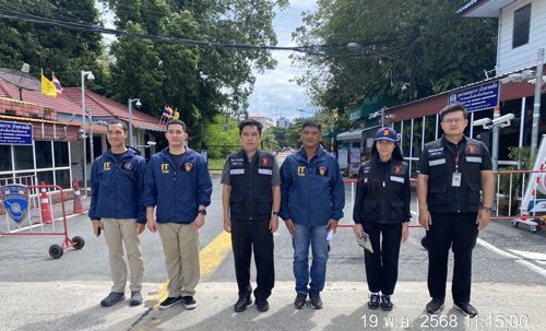ลงพื้นที่ตรวจสอบสถานีฐานบริเวณแนวชายแดน จังหวัดตราด ร่วมกับเจ้าหน้าที่ตำรวจสังกัดภูธรจังหวัดตราด
