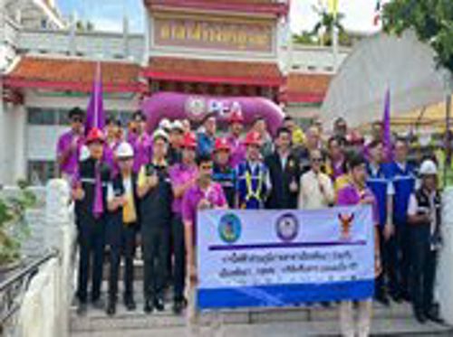 เข้าร่วมงาน Kick Off และพิธีปล่อยขบวนผู้ปฏิบัติงานจัดระเบียบสายสื่อสารโทรคมนาคมและติดตั้ง Cable Marker ประจำปี 2568 จังหวัดชลบุรี