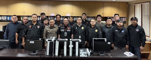 สำนักงาน กสทช. เขต 16 ร่วมกับกองบังคับการสืบสวนสอบสวนตำรวจภูธรภาค 7 และสำนักกำกับดูแลกิจการโทรคมนาคม ตรวจค้นจับกุม บริษัทแห่งหนึ่ง จังหวัดนครปฐม