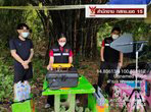เรื่อง ตรวจสอบคลื่นความถี่ที่รบกวนร่างกายตามเรื่องร้องขอของประชาชน (V2K) จังหวัดลพบุรี