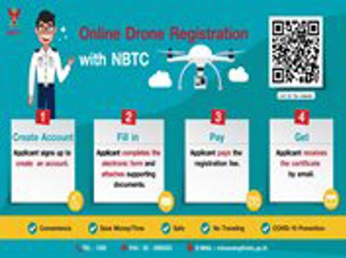Online Drone Registration with NBTC