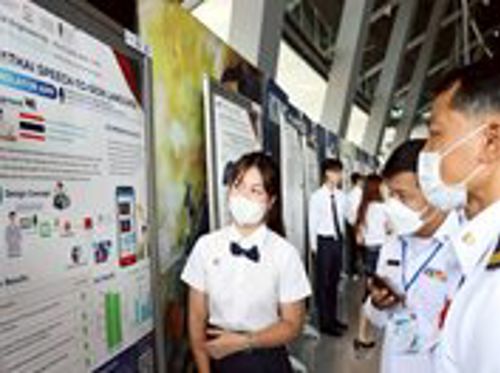 เข้าร่วมเป็นคณะกรรมการประเมินผลงานโครงงานทางวิศวกรรมของนักศึกษาชั้นปีที่ 4 มหาวิทยาลัยมหิดล ในงาน Mahidol Engineering Maker Expo 2025 "Capstone Project Presentation"