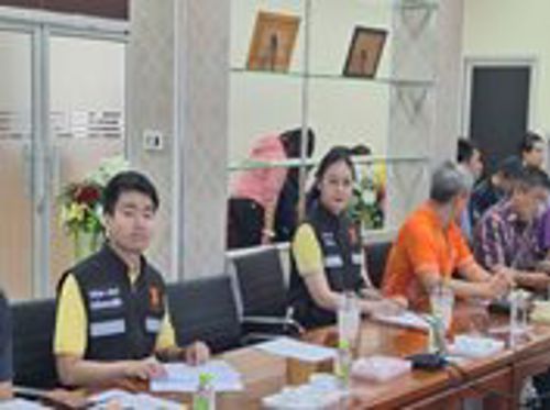 เข้าร่วมประชุมหารือแนวทางดำเนินการแก้ไขหรือรื้อย้ายสาธารณูปโภคที่ติดขัดการก่อสร้าง ณ  แขวงทางหลวงฉะเชิงเทรา