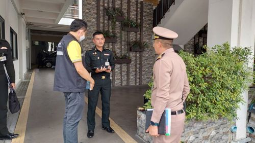 การตรวจสอบคลื่นความถี่สำหรับการฝึกซ้อมพิธีสวนสนามและถวายสัตย์ปฏิญาณตนของทหารรักษาพระองค์ประจำปี 2567 กรุงเทพมหานคร