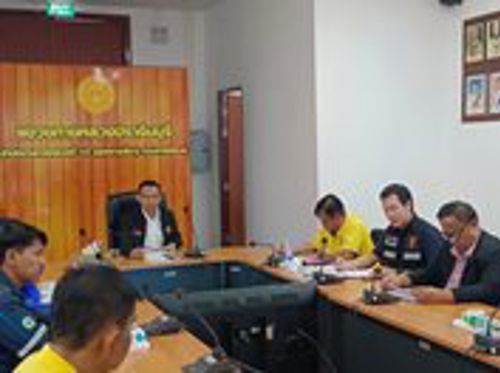 เข้าร่วมประชุมแขวงทางหลวงปราจีนบุรี ประเด็นสาธารณูปโภคที่ติดขัดการก่อสร้างทางหลวง หมายเลข 3070