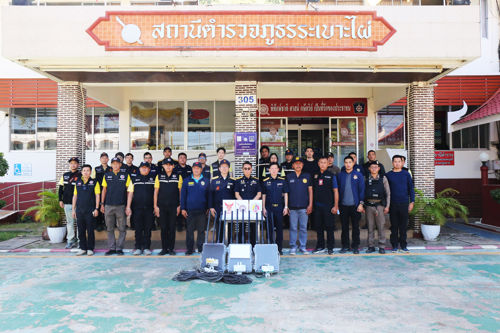 การสนธิกำลังร่วมกันตรวจค้นสถานที่ต่างๆ ในเขต หมู่ 10 ตำบลศรีมหาโพธิ อำเภอศรีมหาโพธิ จังหวัดปราจีนบุรี