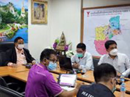จัดการประชุมเพื่อซักซ้อมความเข้าใจในการจัดระเบียบสายสื่อสารตามแผนการจัดระเบียบสายสื่อสาร พ.ศ. 2565 (พื้นที่จังหวัดสมุทรสงคราม)