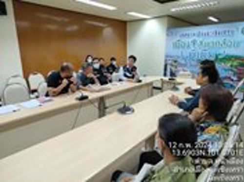 เข้าร่วมการประชุมชี้แจงและทำความเข้าใจ ในประเด็นข้อร้องเรียนเกี่ยวกับการตั้งเสาส่งสัญญาณโทรศัพท์เคลื่อนที่ จังหวัดฉะเชิงเทรา