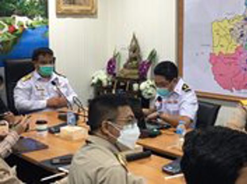 การประชุมเพื่อซักซ้อมความเข้าใจในการจัดระเบียบสายสื่อสารตามแผนการจัดระเบียบสายสื่อสาร พ.ศ. 2565 (พื้นที่จังหวัดสมุทรสาคร) 