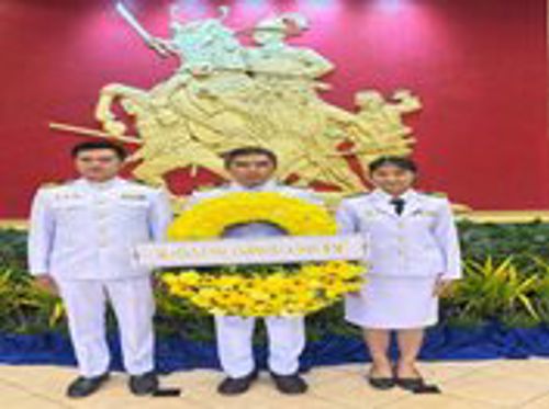 เข้าร่วมงานรัฐพิธีวันคล้ายวันสวรรคตพระบาทสมเด็จพระบรมชนกาธิเบศร มหาภูมิพลอดุลยเดชมหาราชบรมนาถบพิตร “วันนวมินทรมหาราช”  จังหวัดจันทบุรี