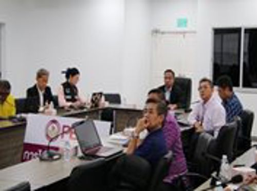ดำเนินการจัดการประชุมการจัดระเบียบสายสื่อสารและการนำสายสื่อสารลงใต้ดิน ปี 2568 การไฟฟ้าส่วนภูมิภาคจังหวัดฉะเชิงเทรา