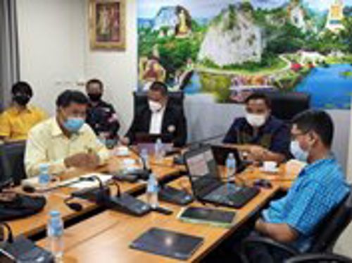 การประชุมเพื่อซักซ้อมความเข้าใจในการเตรียมการปฏิบัติจัดระเบียบสายสื่อสารตามแผนการจัดระเบียบสายสื่อสาร พ.ศ. 2565 (พื้นที่จังหวัดนครปฐม)