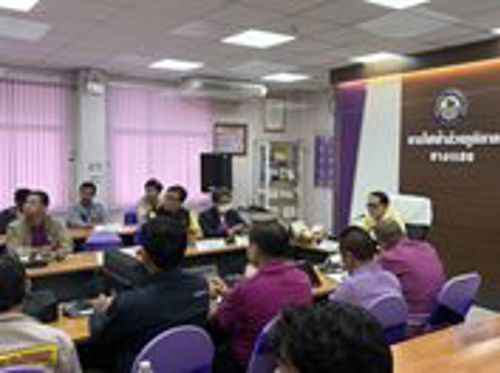 ร่วมประชุมติดตามผลงานการจัดระเบียบสายสื่อสาร (ระยะที่ 1) ในพื้นที่จังหวัดชลบุรี