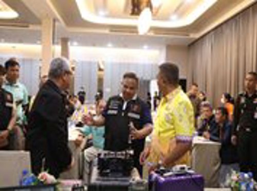 การจัดการอบรมฝึกซ้อมแผนสื่อสารกรณีเกิดภัยพิบัติหรือเหตุฉุกเฉินประจำปี 2567 จังหวัดสมุทรสาคร