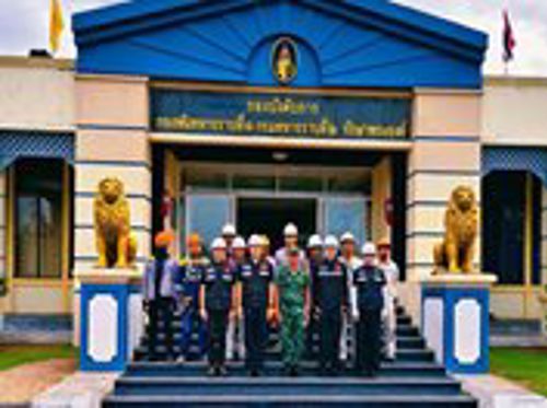 ลงพื้นที่จัดระเบียบสายสื่อสาร กองพันทหารราบที่ 1 กรมทหารราบที่ 2 รักษาพระองค์ ค่ายจักรพงษ์ จังหวัดปราจีนบุรี