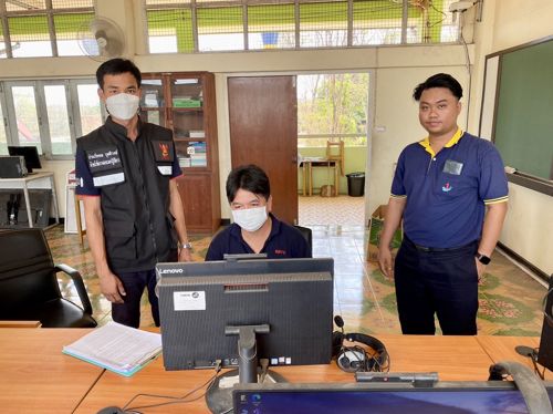 เรื่อง ลงพื้นที่ตรวจติดตามการให้บริการในโครงการจัดให้มีบริการอินเทอร์เน็ตความเร็วสูงในพื้นที่ห่างไกล (USO Zone C) WiFi โรงเรียน จังหวัดชลบุรี