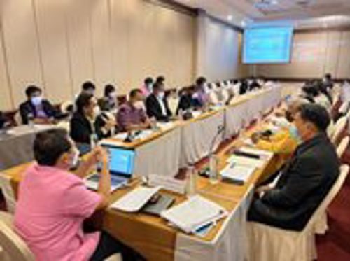 การประชุมเพื่อดำเนินการตามแนวทางการจัดระเบียบสายสื่อสารประจำปี 2565 จังหวัดสุพรรณบุรี