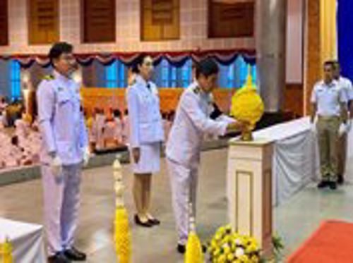เข้าร่วมพิธีวันคล้ายวันพระราชสมภพของพระบาทสมเด็จพระบรมชนกาธิเบศร มหาภูมิพลอดุลยเดชมหาราช บรมนาถบพิตร วันชาติ และวันพ่อแห่งชาติประจำปี 2568 จังหวัดจันทบุรี
