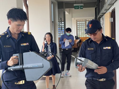 ร่วมสนับสนุนภารกิจตรวจสอบการใช้งานคลื่นความถี่วิทยุ ในการสอบเพื่อวัดความรู้ความสามารถทั่วไป ประจำปี 2567 จังหวัดราชบุรี