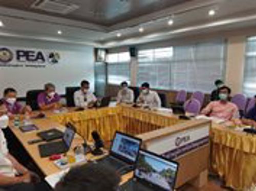 ร่วมประชุมจัดระเบียบสายสื่อสารโทรคมนาคม​ บนเสาไฟฟ้า ประจำปี 2565 จังหวัดสมุทรสาคร