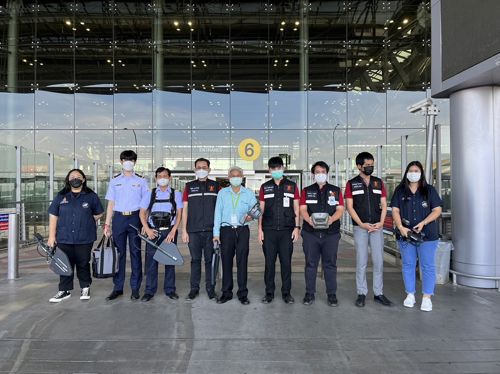 เรื่อง ลงพื้นที่สนามบินสุวรรณภูมิเพื่อตรวจสอบปัญหาสัญญาณรบกวน ณ ท่าอากาศยานสุวรรณภูมิ จังหวัดสมุทรปราการ