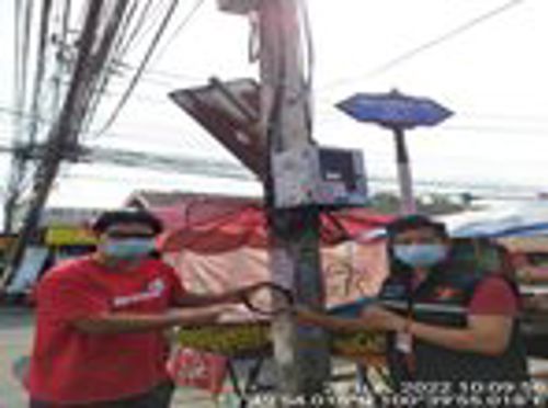 เรื่อง จาก Call center 1200 กรณีได้รับเรื่องร้องเรียน เกี่ยวสายสื่อสารร่วงหล่น กรุงเทพมหานคร
