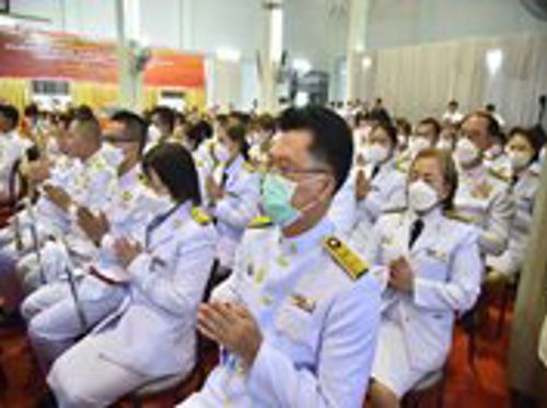 เข้าร่วมพิธีเจริญพระพุทธมนต์และเจริญจิตตภาวนา เพื่อถวายพระพรชัยมงคลแด่ สมเด็จพระเจ้าลูกเธอ เจ้าฟ้าพัชรกิตติยาภา นเรนทิราเทพยวดี กรมหลวงราชสาริณีสิริพัชร มหาวัชรราชธิดา