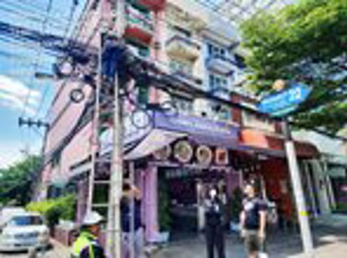 รับแจ้งจาก Call Center 1200 กรณีประสบอุบัติเหตุจากสายสื่อสาร จังหวัดนนทบุรี