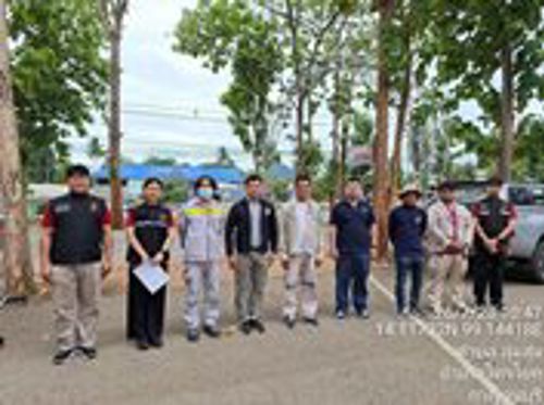 ร่วมประเมินการจัดระเบียบสายสื่อสาร จังหวัดกาญจนบุรี