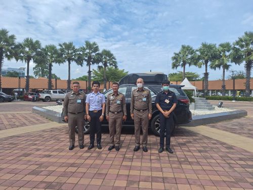 สนับสนุนรถตรวจสอบความถี่วิทยุและหาทิศวิทยุ สำนักงานตำรวจแห่งชาติ  มหาวิทยาลัยธรรมศาสตร์ ศูนย์รังสิต
