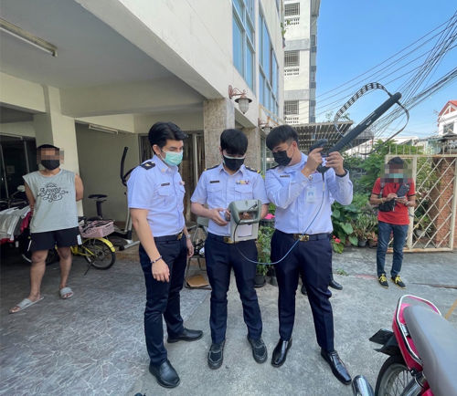 เรื่อง ลงพื้นที่ตรวจสอบคลื่นความถี่ที่ส่งสัญญาณรบกวนร่างกาย กรุงเทพมหานคร