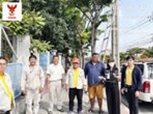 รับแจ้งจาก Call Center 1200 กรณีประสบอุบัติเหตุจากสายสื่อสารที่จัดเก็บไม่เป็นระเบียบ กรุงเทพมหานคร
