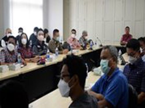 ร่วมประชุมแผนงานโครงการปรับปรุงระบบไฟฟ้าเป็นเคเบิลใต้ดิน 1 จังหวัด 1 ถนน เพื่อเฉลิมพระเกียรติฯ จังหวัดพระนครศรีอยุธยา 