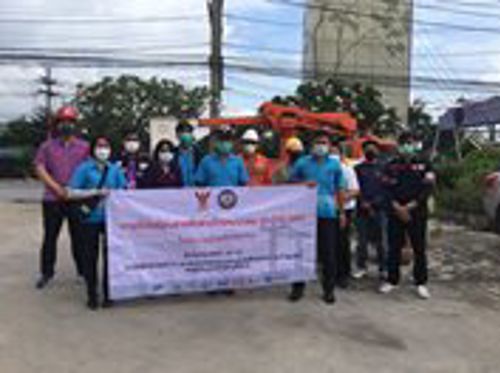 ลงพื้นที่ตรวจประเมินผลการจัดระเบียบสายสื่อสาร ตามแผนการจัดระเบียบสายสื่อสาร สำนักงาน กสทช. พ.ศ. 2565 จังหวัดสมุทรสงคราม