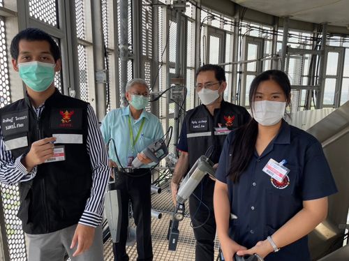 เรื่อง ลงพื้นที่เพื่อตรวจคลื่นวิทยุรบกวนหอบังคับการบินสุวรรณภูมิ บริษัทวิทยุการบินแห่งประเทศไทย จำกัด