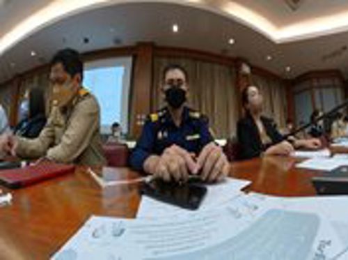 เข้าร่วมประชุมคณะกรมการจังหวัด หัวหน้าส่วนราชการ หัวหน้าหน่วยงาน ฯลฯ จังหวัดนนทบุรี