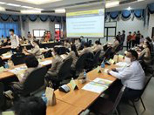เข้าร่วมประชุมคณะกรมการจังหวัด หัวหน้าส่วนราชการ หัวหน้าหน่วยงาน ฯลฯ จังหวัดสมุทรสงคราม