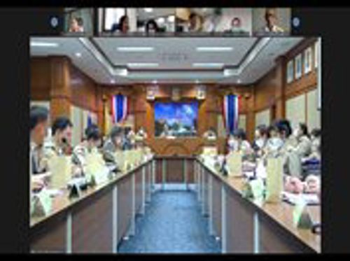 เข้าร่วมประชุมคณะกรมการจังหวัด หัวหน้าส่วนราชการ หัวหน้าหน่วยงาน ฯลฯ จังหวัดสมุทรปราการ