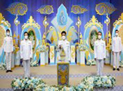 ร่วมบันทึกเทปถวายพระพรชัยมงคล เนื่องในวันเฉลิมพระชนมพรรษาสมเด็จพระนางเจ้าสิริกิติ์ พระบรมราชินีนาถ พระบรมราชชนนีพันปีหลวง 12 สิงหาคม 2564