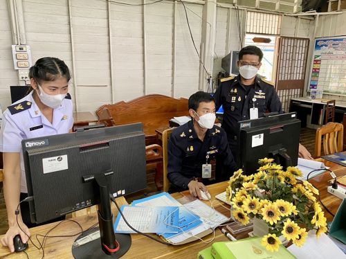 เรื่อง ลงพื้นที่ตรวจติดตามการให้บริการในโครงการจัดให้มีบริการอินเทอร์เน็ตความเร็วสูงในพื้นที่ห่างไกล จังหวัดจันทบุรี