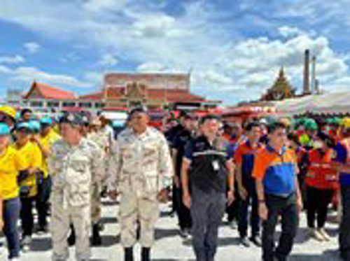 เข้าร่วมกิจกรรมโครงการจิตอาสา ภัยพิบัติบูรณาการความร่วมมือบริหารจัดการสาธารณภัย จังหวัดสุพรรณบุรี