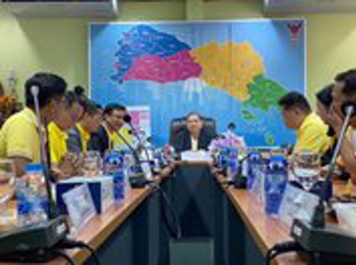 เข้าตรวจเยี่ยมพร้อมมอบนโยบายในการปฏิบัติงาน รับฟังสรุปผลงานและปัญหาอุปสรรคในการปฏิบัติงานของสำนักงาน กสทช. เขต 12