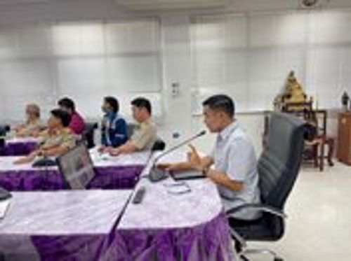 การประชุมบูรณาการการทำงานแก้ไขปัญหาสายสื่อสารไม่เป็นระเบียบ พื้นที่จังหวัดสระบุรี 