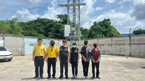 ลงพื้นที่เพื่อตรวจสอบตามแนวบริเวณชายแดนไทย-กัมพูชา จังหวัดจันทบุรี