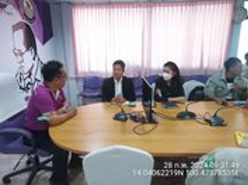 ร่วมกับกฟภ.ลาดหลุมแก้วประชุมงานจัดระเบียบสายสื่อสาร ปี 2566-2567 จังหวัดปทุมธานี