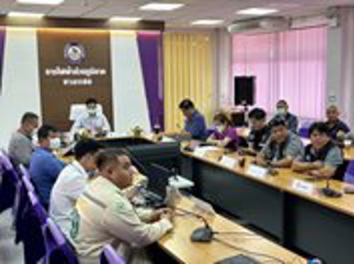 เข้าร่วมประชุมสรุปผลการจัดระเบียบสายสื่อสารร่วมกับการไฟฟ้าส่วนภูมิภาคบางแสน จังหวัดชลบุรี