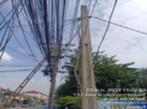 เรื่อง ประชาชนร้องเรียนเรื่องสายสื่อสารไม่เป็นระเบียบอาจก่อให้เกิดอันตราย จังหวัดนนทบุรี